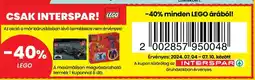 Interspar LEGO ajánlat