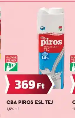 Príma CBA PIROS ESL TEJ 1l ajánlat