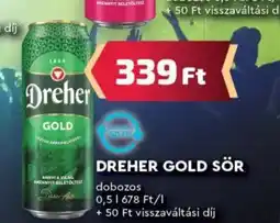 Príma DREHER GOLD SÖR 0,5l ajánlat