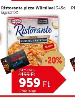PRIVÁT Ristorante pizza Würslivel 345g ajánlat