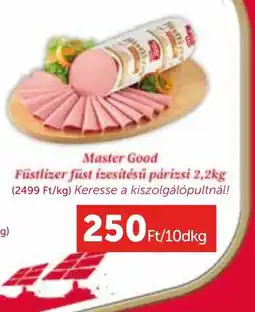 PRIVÁT Master Good Füstlizer füst ízesítésű párizsi 10dkg ajánlat