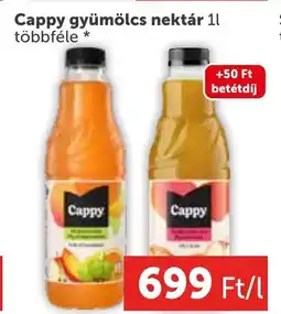 PRIVÁT Cappy gyümölcs nektár 1l ajánlat