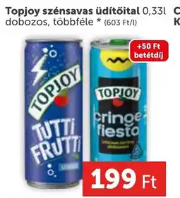 PRIVÁT Topjoy szénsavas üdítőital 0,33l ajánlat