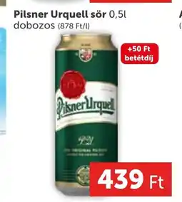 PRIVÁT Pilsner Urquell sör 0,5l ajánlat
