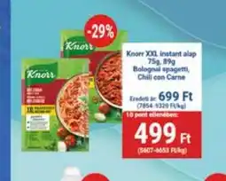 PRIVÁT Knorr XXL instant alap 75g ajánlat