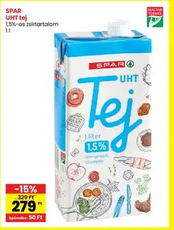 Spar SPAR UHT tej 1l ajánlat