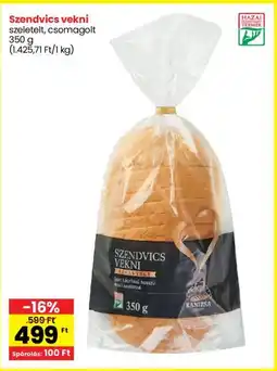 Spar Szendvics vekni 350g ajánlat