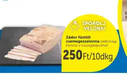 PRIVÁT Zádor füstölt csemegeszalonna 10dkg ajánlat