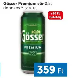 PRIVÁT Gösser Premium sör 0,5l ajánlat