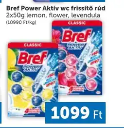 Bref Power Aktív wc frissítő rúd 2x50g