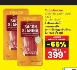 Spar Tulip bacon 125g ajánlat