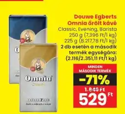 Spar Douwe Egberts Omnia őrölt kávé 250g ajánlat