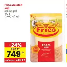 Spar Frico szeletelt sajt 100g ajánlat