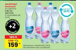 Spar Szentkirályi ásványvíz 1,5l ajánlat