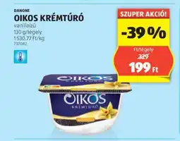 ALDI DANONE OIKOS KRÉMTÚRÓ 130g ajánlat