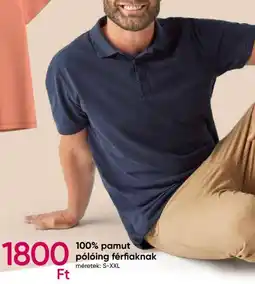 100% pamut pólóing férfiaknak