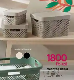Műanyag doboz