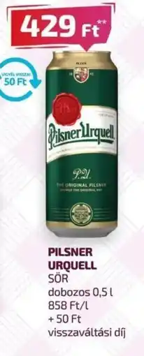 PILSNER URQUELL SÖR 0,5l
