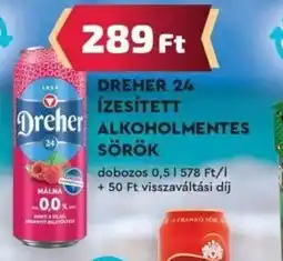Príma DREHER 24 ÍZESÍTETT ALKOHOLMENTES SÖRÖK 0,5l ajánlat
