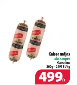 Coop Kaiser májas 200g ajánlat