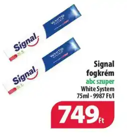 Coop Signal fogkrém 75ml ajánlat