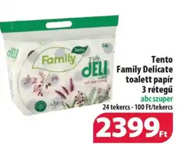Coop Tento Family Delicate toalett papír 3 rétegű ajánlat
