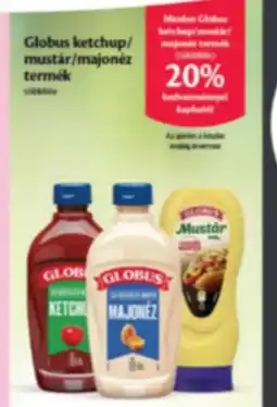 EcoFamily Globus ketchup/ mustár/majonéz termék ajánlat