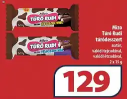 Coop Mizo Túró Rudi túródesszert 2x15g ajánlat