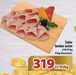 Coop Tallér Sonkás szelet 10dkg ajánlat