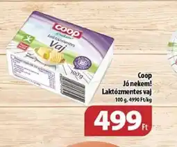 Coop Coop Jó nekem! Laktózmentes vaj 100 g ajánlat