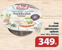 Coop Coop Jó nekem! Laktózmentes sajtkrém 100g ajánlat