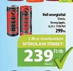 Coop Hell energiaital 0,25l ajánlat