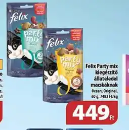 Coop Felix Party mix kiegészítő állateledel macskáknak 60g ajánlat