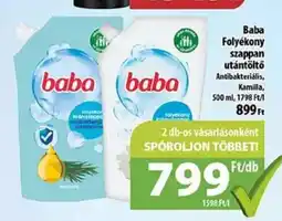 Coop Baba Folyékony szappan utántöltő 500ml ajánlat