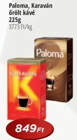 Real Paloma, Karaván őrölt kávé 225g ajánlat