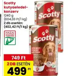 Spar Market Scotty kutyaeledel- konzerv 1240 g ajánlat