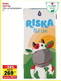 Spar Riska UHT tej 1l ajánlat