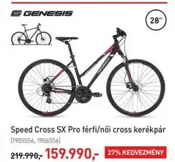 Intersport Speed Cross SX Pro férfi/női cross kerékpár ajánlat