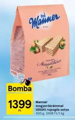 Manner mogyorókrémmel töltött ropogós ostya 400 g