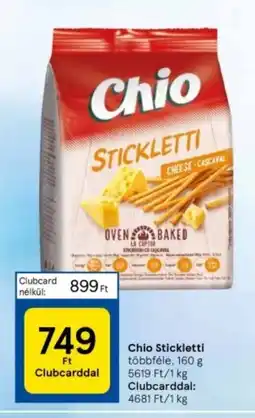 Tesco Chio Stickletti többféle, 160 g ajánlat