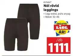 Lidl Esmara Női rövid leggings 1db ajánlat