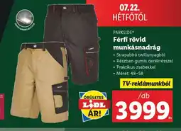 Lidl PARKSIDE® Férfi rövid munkásnadrág 1db ajánlat