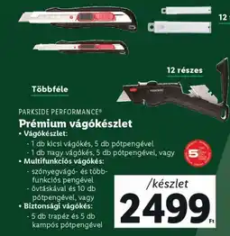 Lidl PARKSIDE PERFORMANCE® Prémium vágókészlet /készlet ajánlat