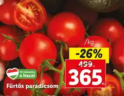 Lidl Fürtös paradicsom 1kg ajánlat