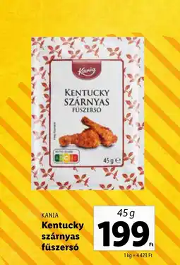 Lidl ΚΑΝΙΑ Kentucky szárnyas fűszersó 45g ajánlat