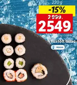 Lidl Füstölt lazac 220g ajánlat