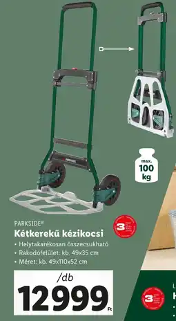 Lidl PARKSIDE® Kétkerekű kézikocsi ajánlat
