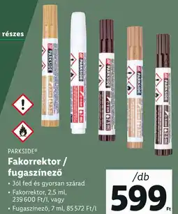 PARKSIDE® Fakorrektor / fugaszínező
