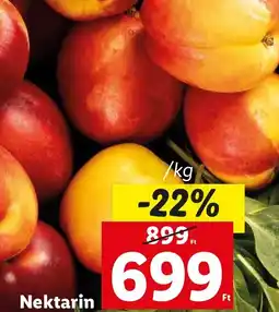 Lidl Nektarin ajánlat