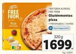 TRATTORIA ALFREDO FREE FROM Gluténmentes pizza 320g